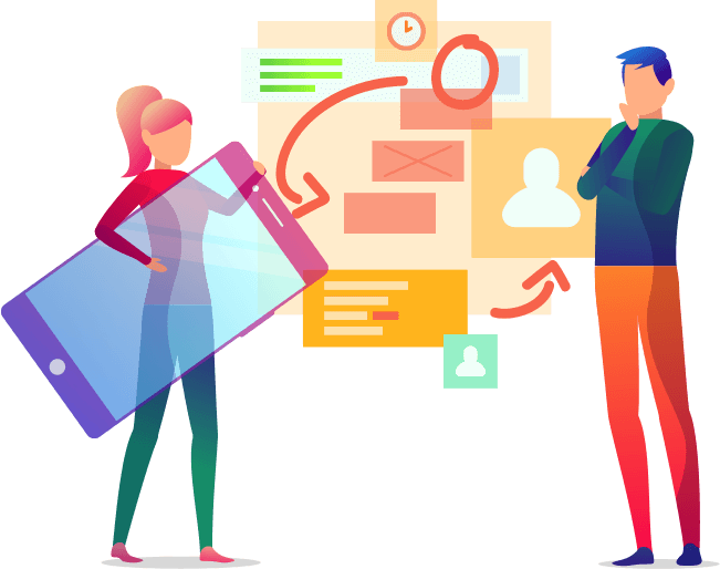 landing-app-layout-vector