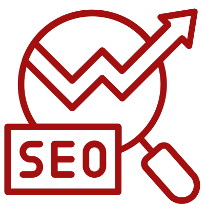 SEO Icon with Arrow